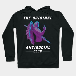 The Original Antisocial Club Lucifer Antisocial Angel Hoodie